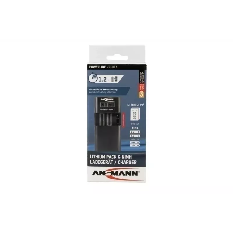 Battery Charger Ansmann Powerline Vario X USB