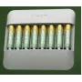 Battery charger Varta Eco Charger Multi — USB, NiMH AA/AAA, charges up to 8 batteries (2100 mAh, 1 h), grey