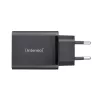 Power Adapter Intenso W65ACC USB-A and USB-C ports black