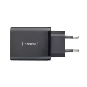 Power Adapter Intenso W65ACC USB-A and USB-C ports black