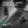 Power Adapter Intenso W65ACC USB-A and USB-C ports black
