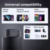 Power Adapter Intenso W65ACC USB-A and USB-C ports black