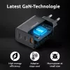 Power Adapter Intenso W65ACC USB-A and USB-C ports black