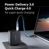 Power Adapter Intenso W65ACC USB-A and USB-C ports black