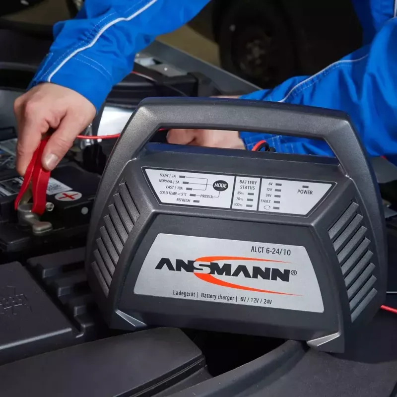 Charger Ansmann ALCT6-24/10 6/12/24 V Black