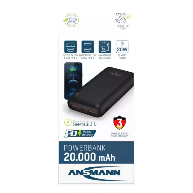 Portable Battery Ansmann PB320PD 20000 mAh