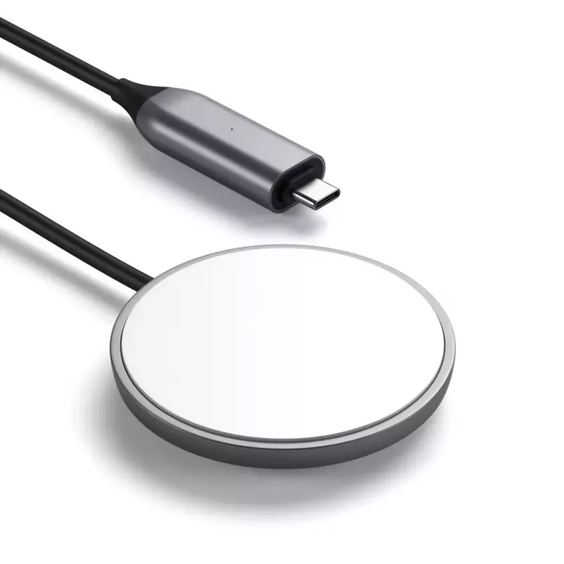 Mobile device charger Satechi ST-UCQIMCM USB Wireless charging Grey White