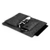Sleeve case Durable Effect 41.7 cm 16.4 inch Anthracite 2 front pockets