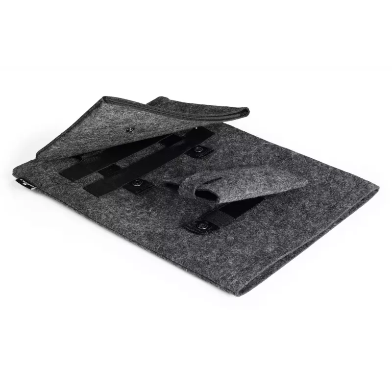 Sleeve case Durable Effect 41.7 cm 16.4 inch Anthracite 2 front pockets