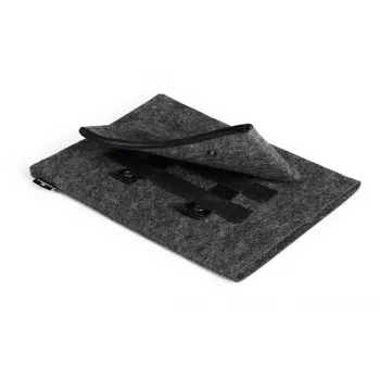 Sleeve case Durable Effect 33 cm 13 inch Anthracite 1 front pocket monochromatic
