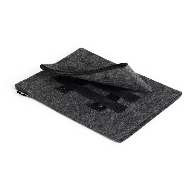 Sleeve case Durable Effect 33 cm 13 inch Anthracite 1 front pocket monochromatic