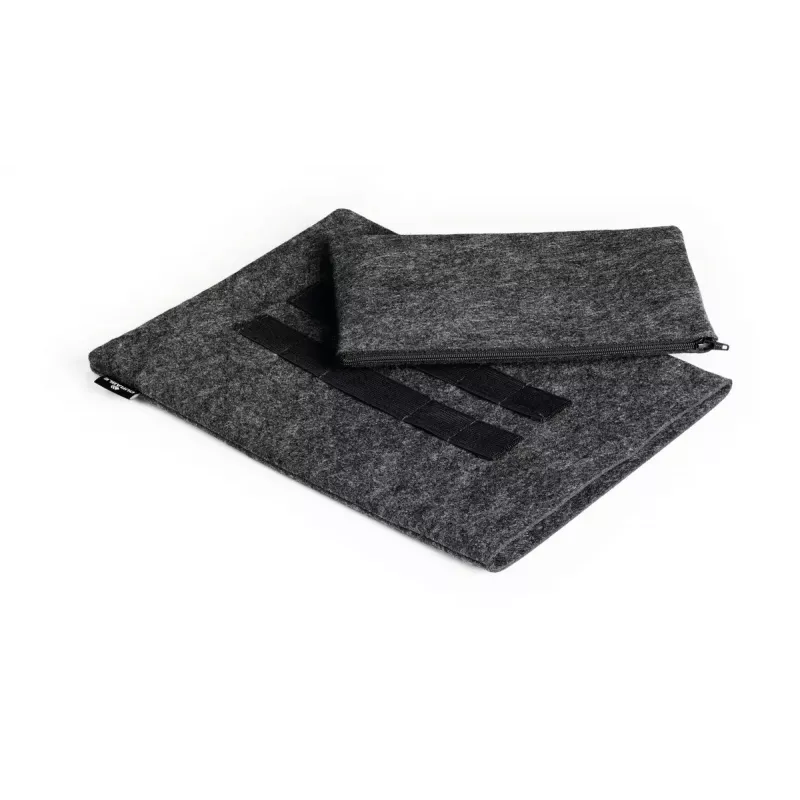 Sleeve case Durable Effect 33 cm 13 inch Anthracite 1 front pocket monochromatic