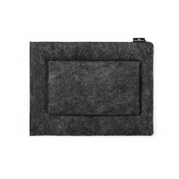 Sleeve case Durable Effect 33 cm 13 inch Anthracite 1 front pocket monochromatic