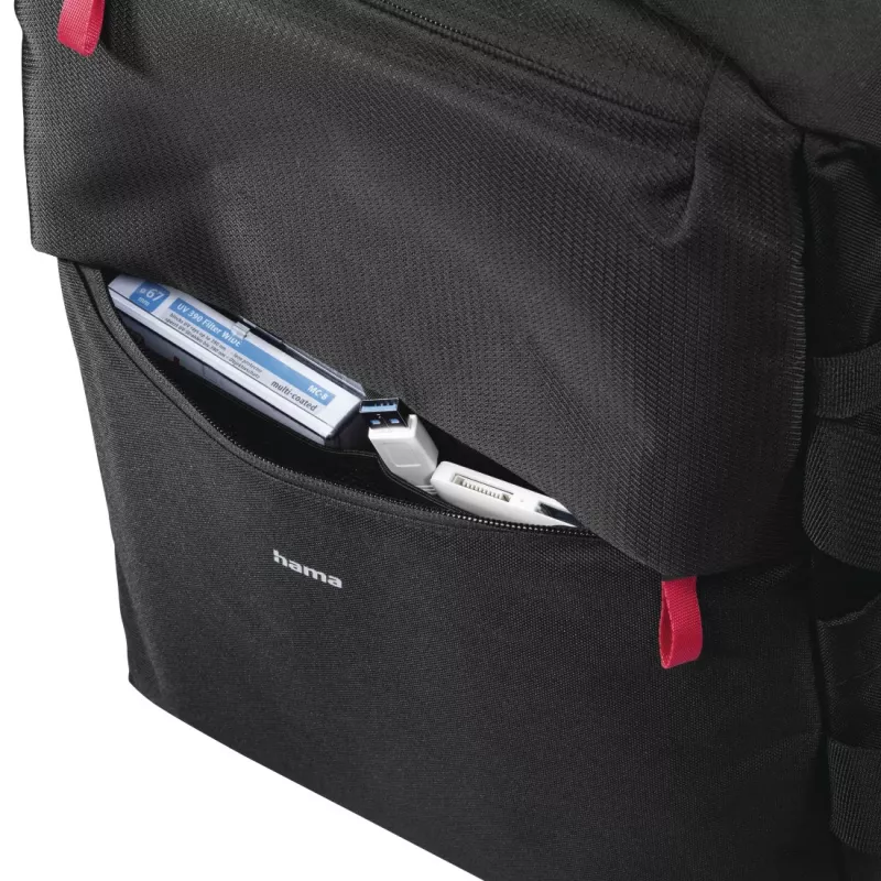 Backpack Hama Matera Black Any brand compatibility Shoulder strap