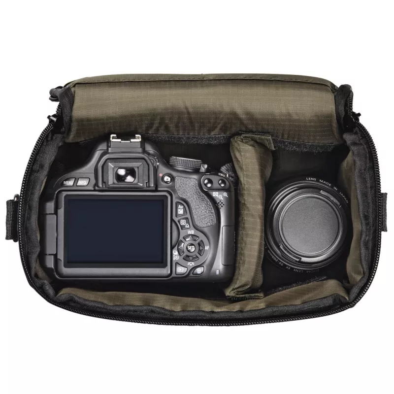 Hama Terra 130 Camera Bag, 20 x 10.5 x 16.5 cm inside, grey