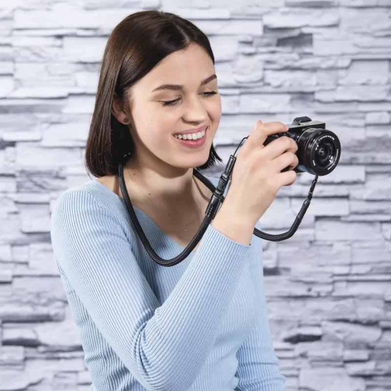 Hama Braid 120 strap Digital camera Nylon Black