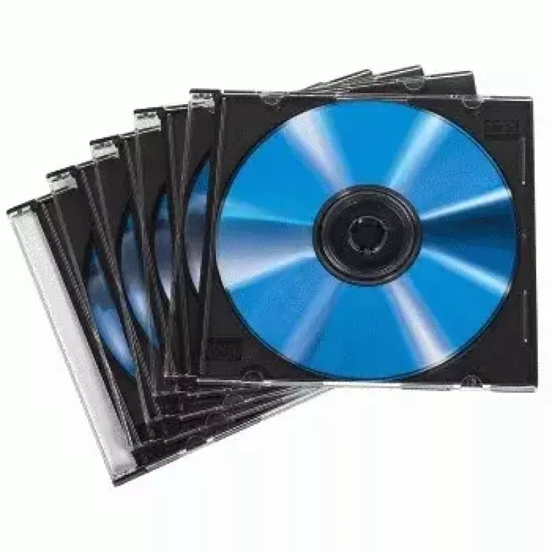 CD Slim Jewel Case Hama 51269 pack 50 Pcs 1 discs Transparent