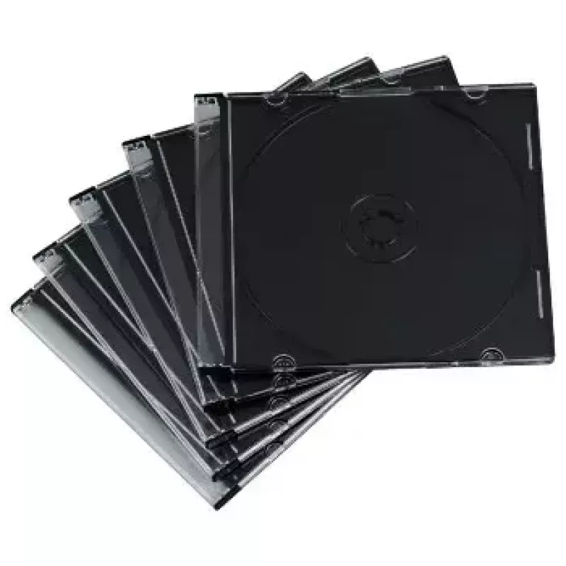 CD Slim Jewel Case Hama 51269 pack 50 Pcs 1 discs Transparent
