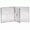 CD Double Jewel Case Hama 44752 Pack of 5 for 2 Discs Transparent