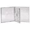 CD Double Jewel Case Hama 44752 Pack of 5 for 2 Discs Transparent