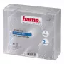 CD Double Jewel Case Hama 44752 Pack of 5 for 2 Discs Transparent