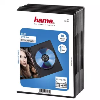 DVD Slim Box Hama 51181 Black 1 disc