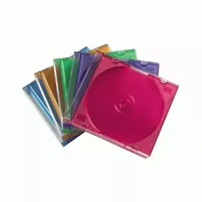 Hama CD Slim Box Pack of 25, Coloured 1 discs Multicolour