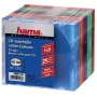 Hama CD Slim Box Pack of 25, Coloured 1 discs Multicolour