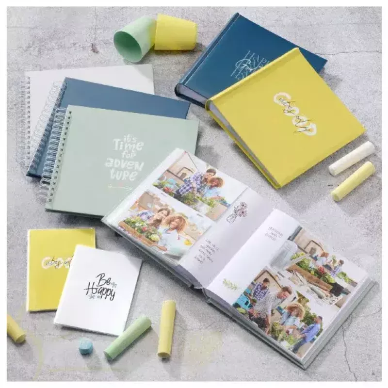 Hama Good Things photo album Yellow 100 sheets 10 x 15 Spiral binding
