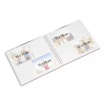 Hama Lovely photo album Blue 100 sheets 10 x 15 cm Spiral binding