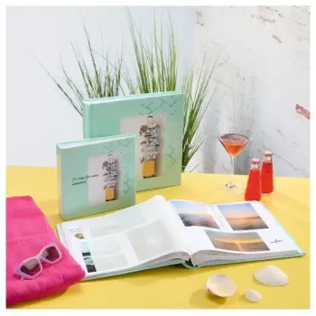 Hama Journey photo album Mint colour 400 sheets 10 x 15 Book binding
