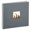 Hama Fine Art photo album Grey 100 sheets 10 x 15 cm Spiral binding