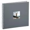 Hama Fine Art photo album Grey 100 sheets 10 x 15 cm Spiral binding