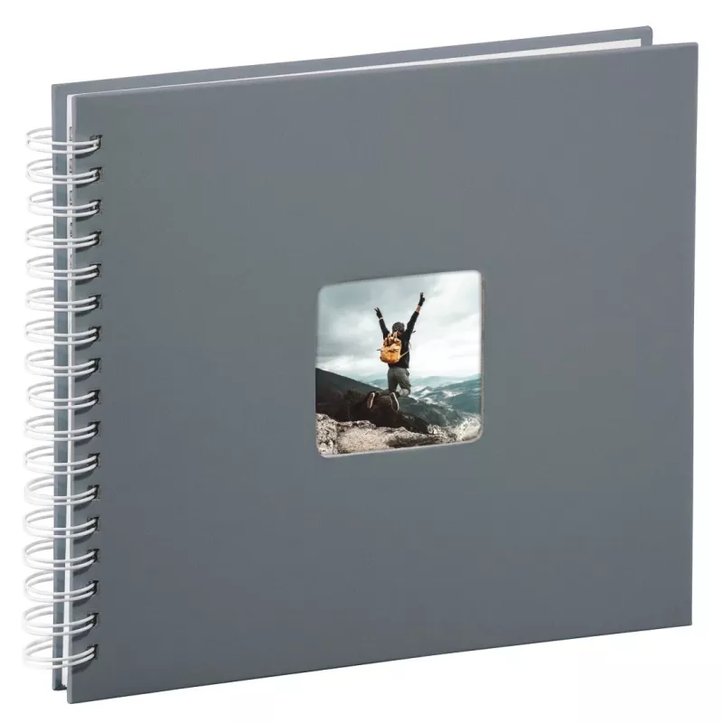 Hama Fine Art photo album Grey 100 sheets 10 x 15 cm Spiral binding