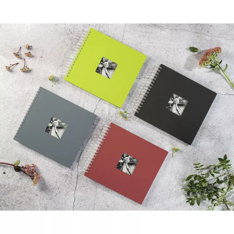 Hama Fine Art photo album Grey 100 sheets 10 x 15 cm Spiral binding