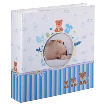 Hama Tim photo album Blue, White 200 sheets 10 x 15