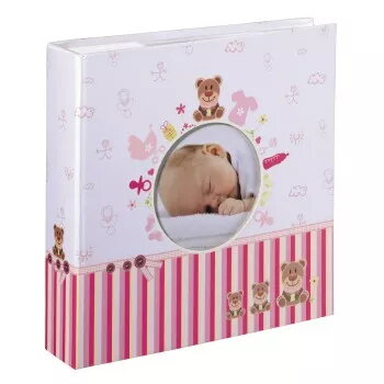 Hama Moni photo album Pink, White 200 sheets 10 x 15
