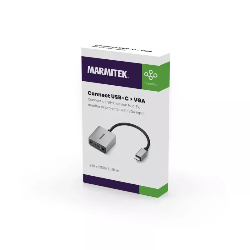Marmitek Connect USB C to VGA - USB-C to VGA adapter