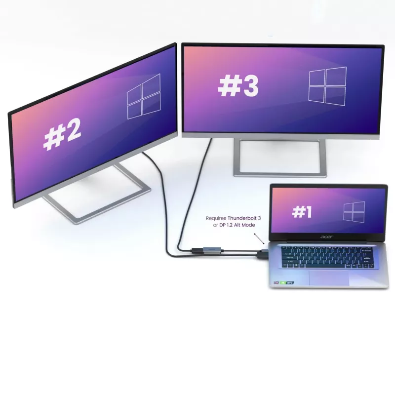 USB-C to DisplayPort Adapter Marmitek 8371 4K 60Hz