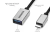 USB Cable Marmitek 08375 0.15m USB 3.2 Gen 1 USB C USB A Black Silver
