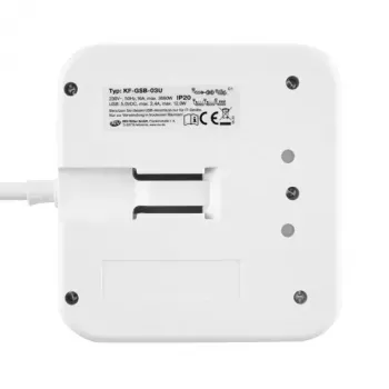 Power Extension REV 12378109 1.4 m 3 AC outlet(s) Indoor White