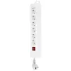 Power Extension REV 14612113 2.4m 6 AC Outlets Indoor White