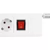 Power Extension REV 14612113 2.4m 6 AC Outlets Indoor White