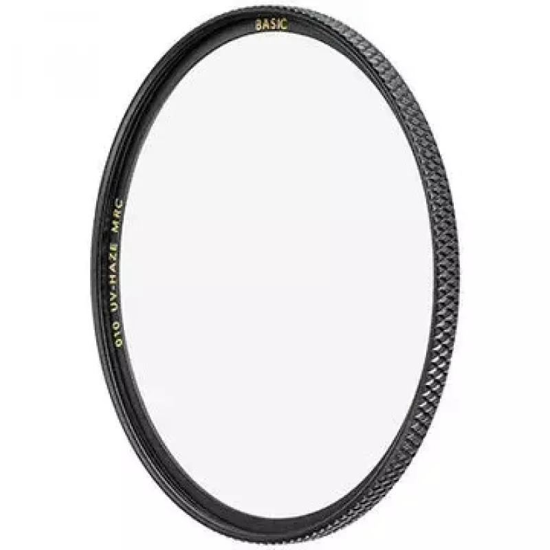 Ultraviolet (UV) camera filter B+W BASIC 010 8.2 cm Black