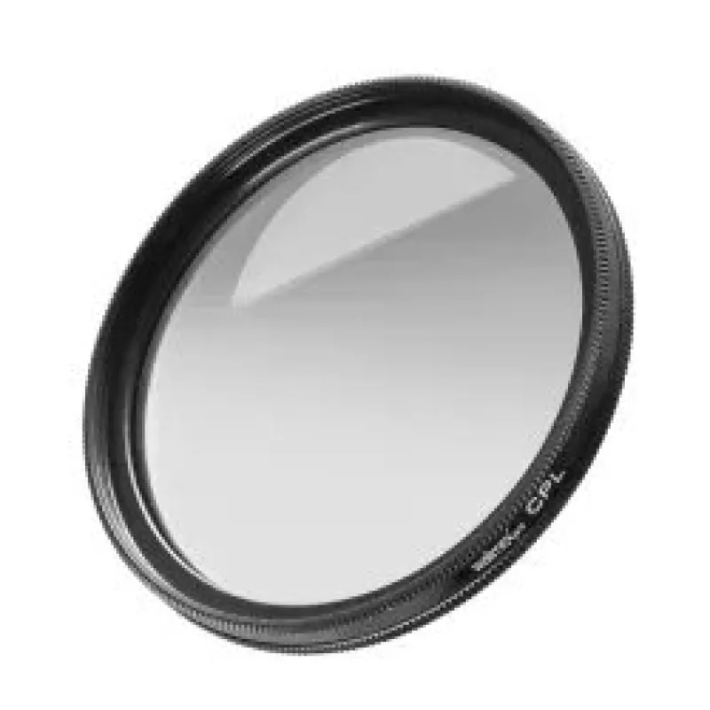 Polarising camera filter Walimex 19954 67 mm Black Transparent