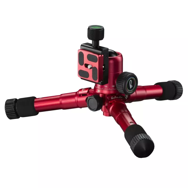 Tripod Mantona 21183 for Digital and Film Cameras Red