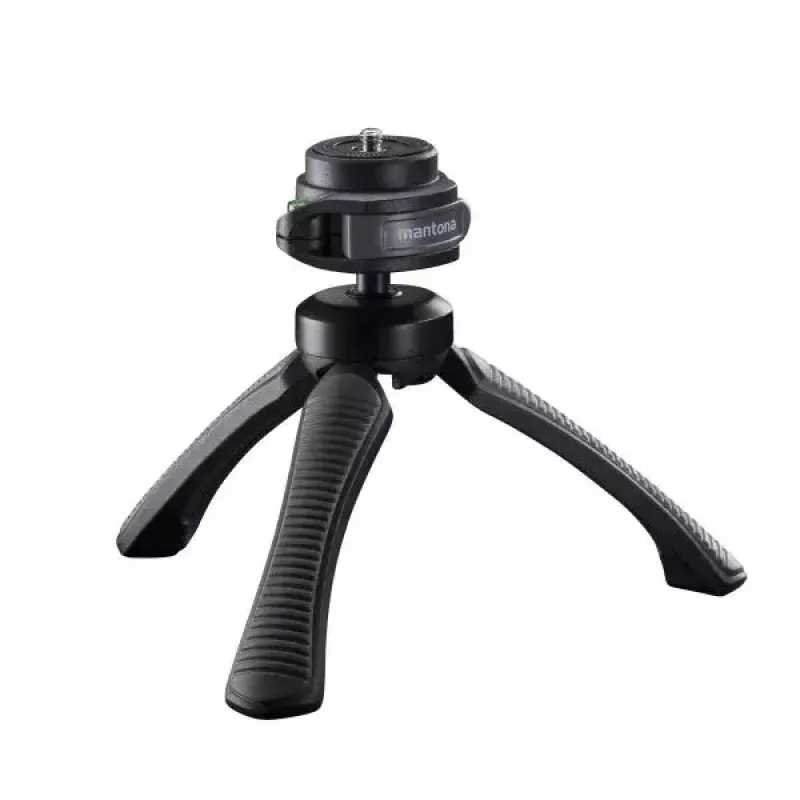 Tripod Mantona 21406 Smartphone Digital Camera 3 Legs Black Grey