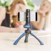 Tripod Mantona 21405 Smartphone Digital Camera 3 Legs Black Blue