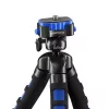 Tripod Mantona 21399 Digital/Film Cameras 3 Legs Black Blue