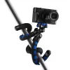 Tripod Mantona 21399 Digital/Film Cameras 3 Legs Black Blue